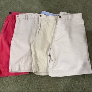 Men’s Ralph Lauren Polo Shorts & Roundtree & Yourke lot size 32-34